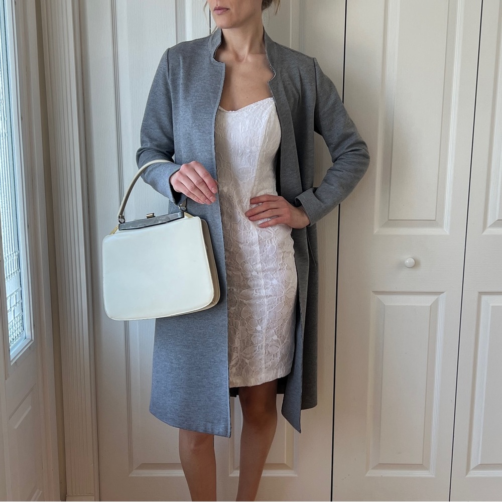 Simons — ONLY — Grey Trench Coat - Picture 2 of 8